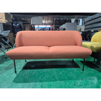 2인용 패브릭 소파 / 살구
