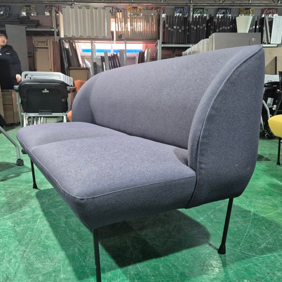 2인용 패브릭 소파 / 그레이