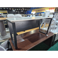 사무용 책상 1400 / 멜론다리+가림판 풀세트