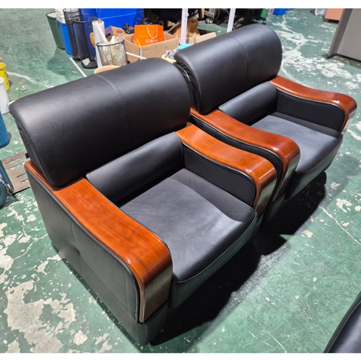 [마지막 재고] 3+1+1 중역 소파 세트